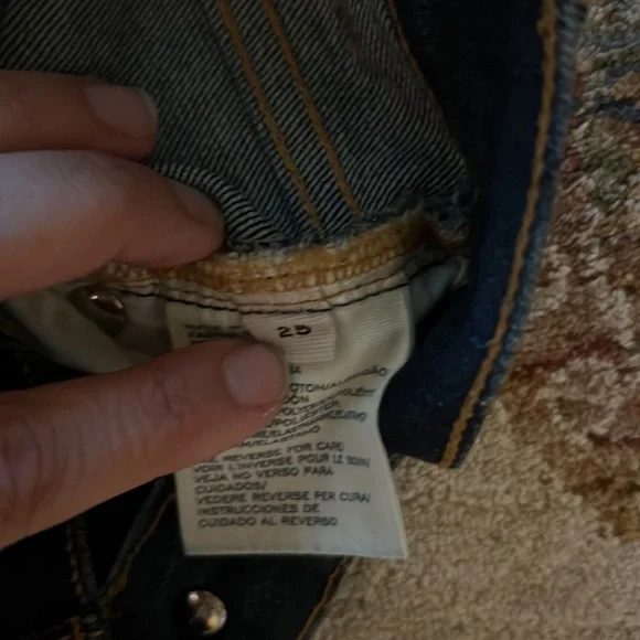 Marc By Marc Jacobs Ella Skinny Crop Rinse Wash Size 25 - Picture 6 of 6